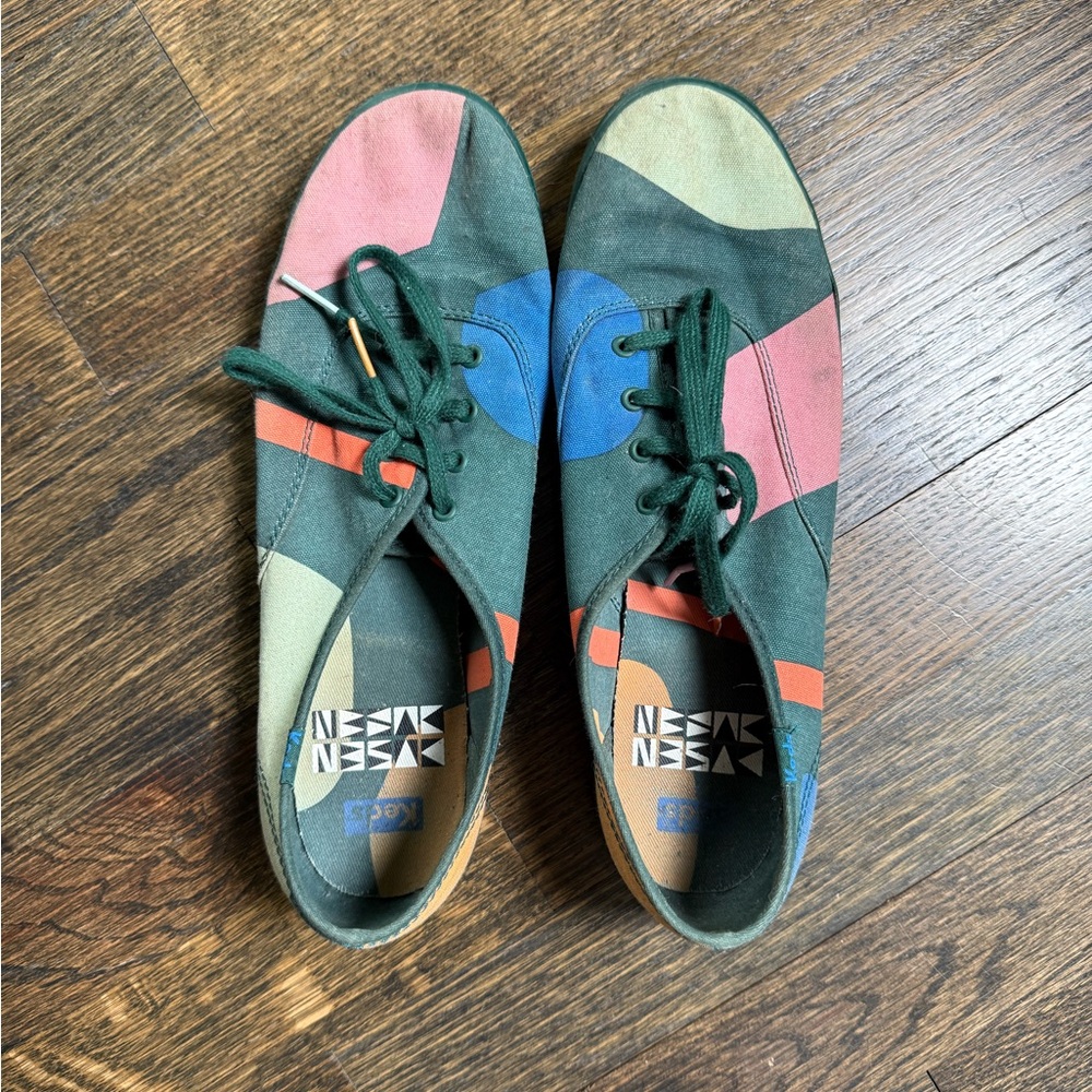 Keds X Dusen Dusen Canvas Lace-Up Sneakers - Geometric Multicolor